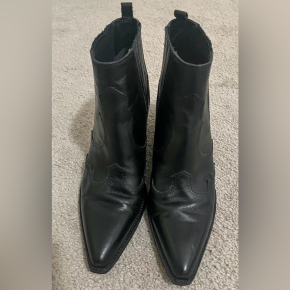 Sam Edelman Black Ankle Boots - Picture 4 of 7